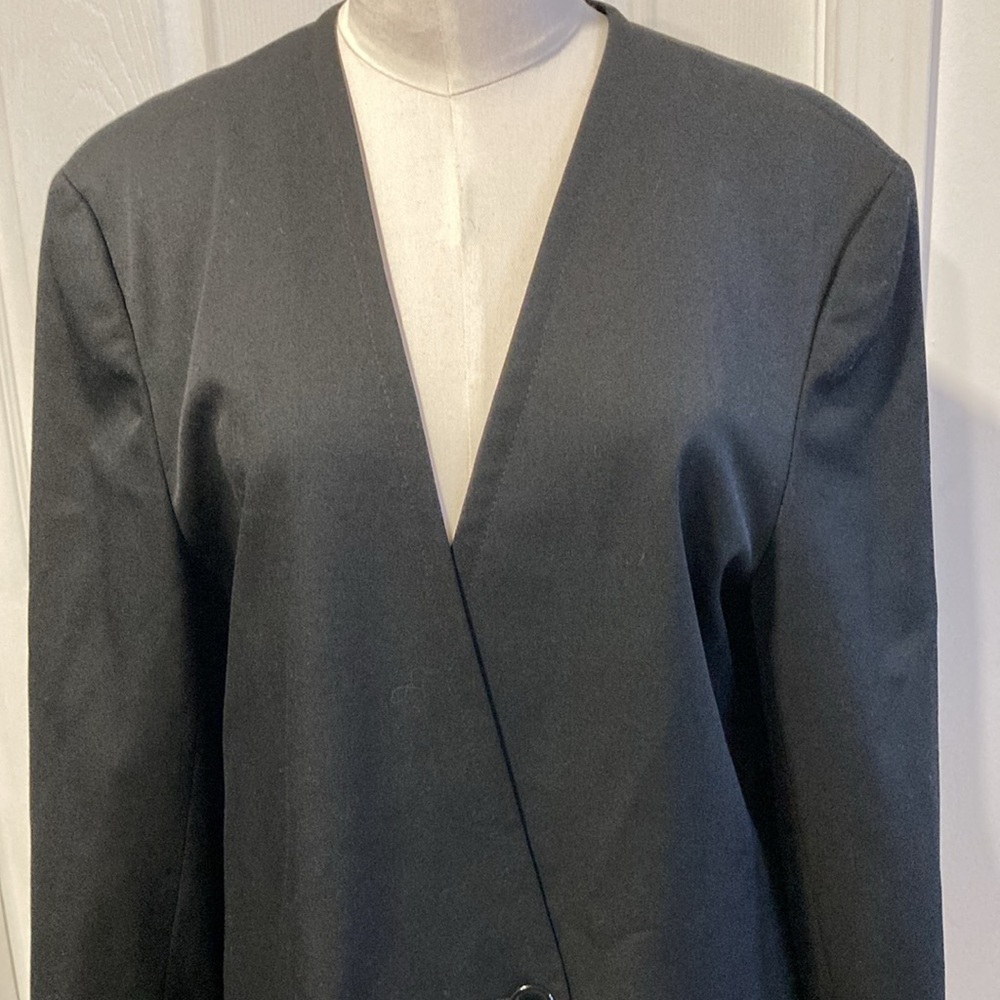 Vintage Classic Pendleton Collarless Double Breas… - image 3